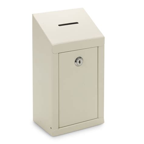 lockable cash box with slot